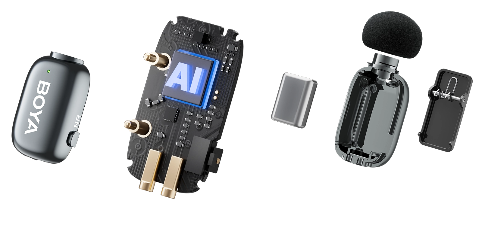 BOYA Mini-2 Usb-C - Micrófono Inalámbrico cancelación de ruido IA · imagen 2