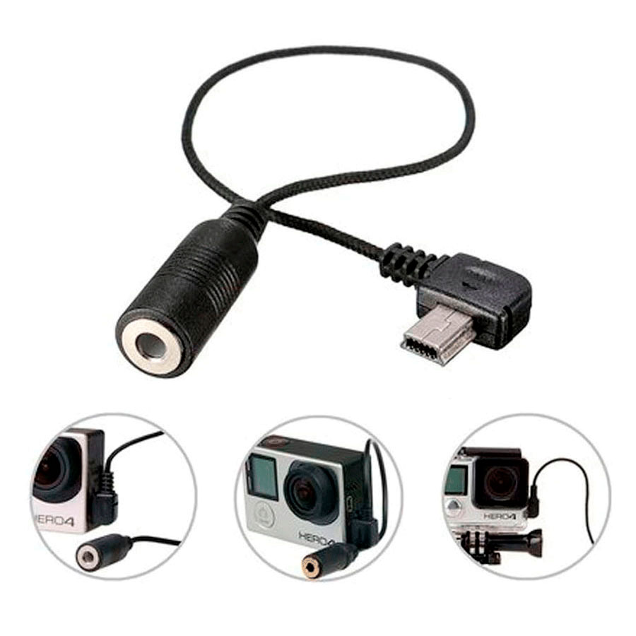 Cable Plug/Jack a Mini USB para GoPro 3/3+/4 · imagen 1