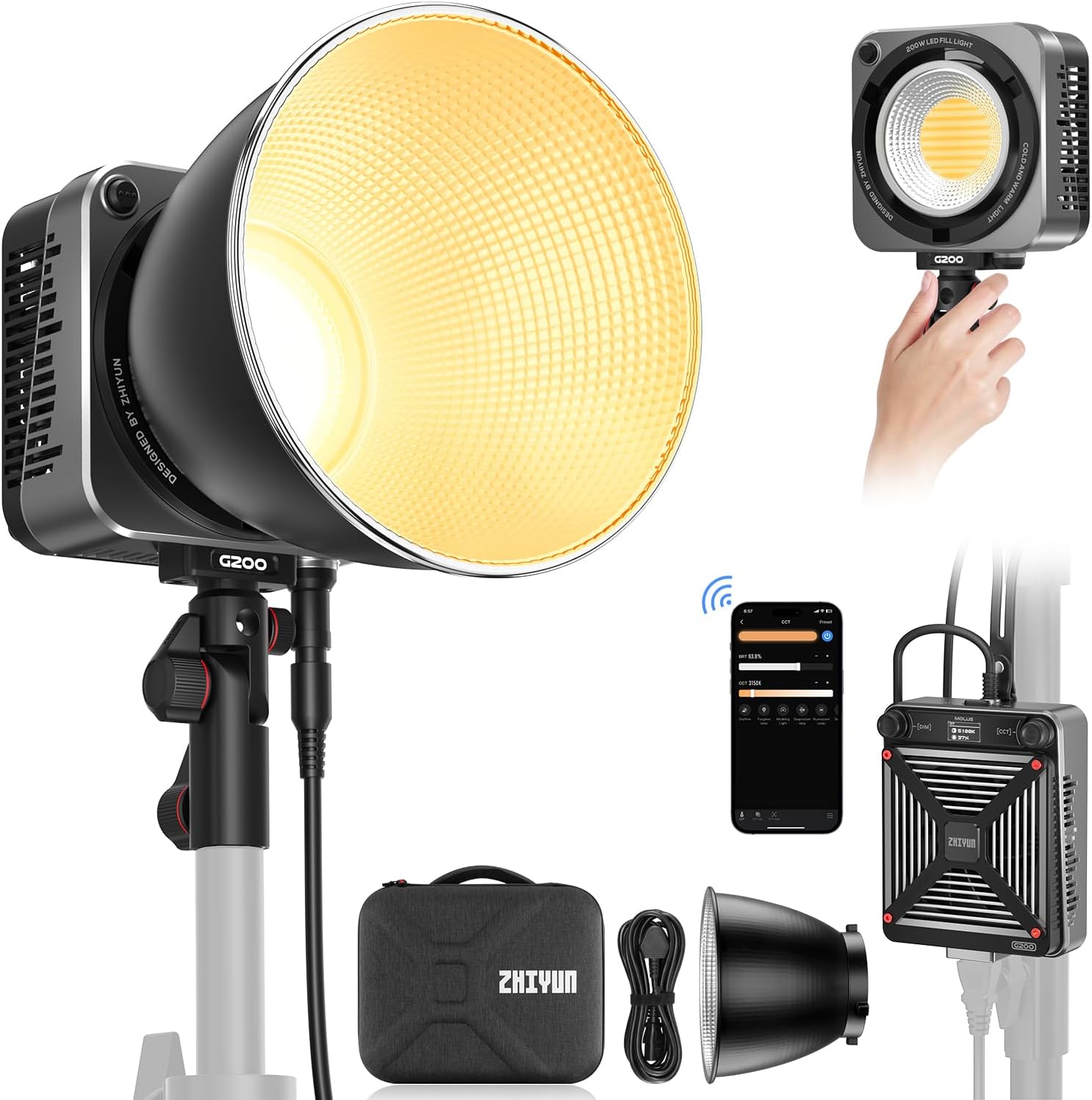ZHIYUN Molus G200 Bicolor · imagen 1