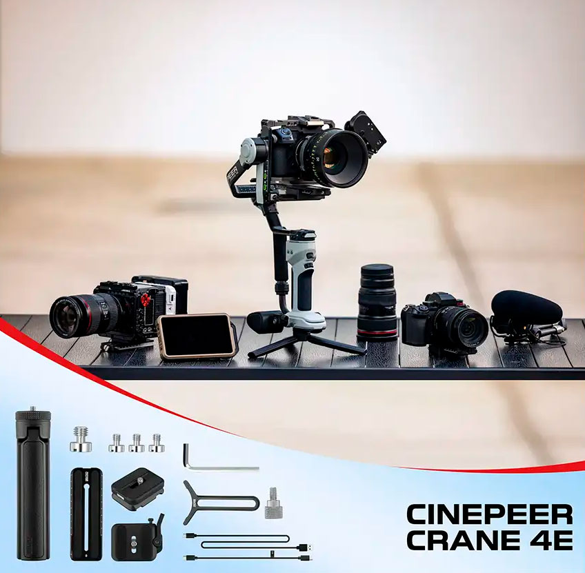 Zhiyun Crane 4E CINEPEER COMBO · imagen 5